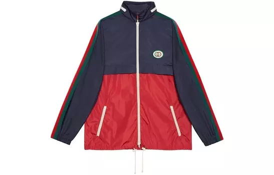 Мужская куртка Gucci, синий/красный