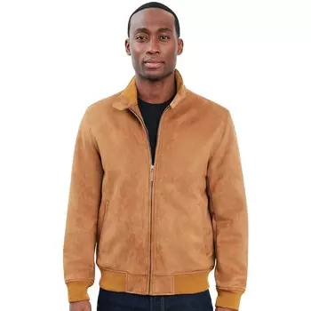 Мужская куртка Harrington из искусственной замши London Fog TOWER by London Fog, цвет Whiskey