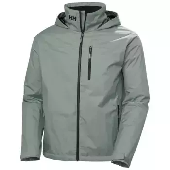 Мужская куртка Helly Hansen Crew с капюшоном Midlayer 2.0, серо-зеленый