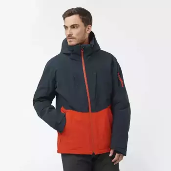 Мужская куртка Highland M Salomon утепленная куртка, темно-синий/красный