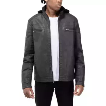 Мужская куртка из искусственной кожи Xray, цвет steel