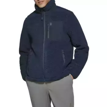 Мужская куртка из искусственной шерпы G.H. Bass & Co., цвет dress blue