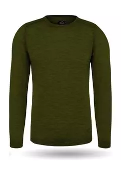 Мужская куртка из шерсти мериноса с длинным рукавом Melbourne normani, зеленый