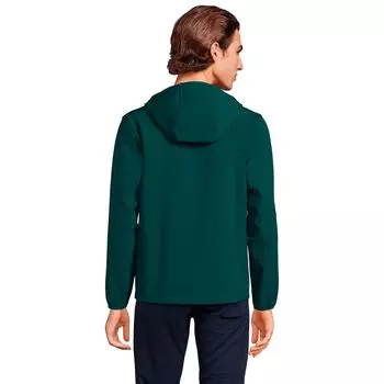 Мужская куртка из софтшелла с капюшоном Lands' End