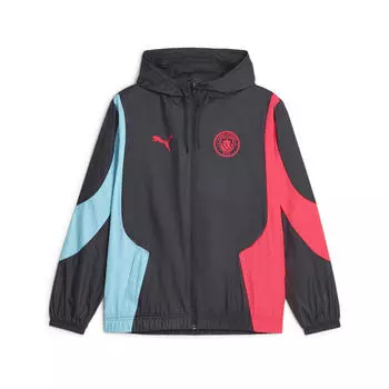 Мужская куртка Manchester City FC Anthem перед матчем PUMA, цвет rosa