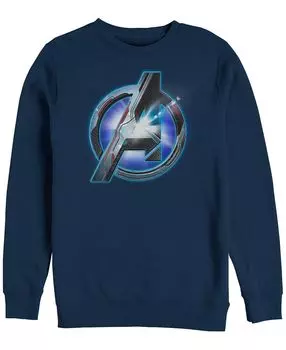 Мужская куртка Marvel Avengers Endgame с легким расклешенным логотипом на груди, флис с круглым вырезом Fifth Sun