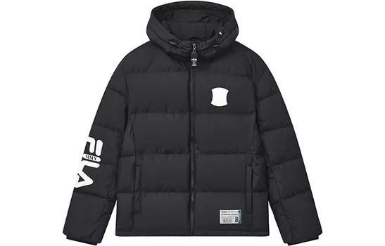 Мужская куртка Mihara Yasuhiro X Down, цвет черный как смоль Fila, черный