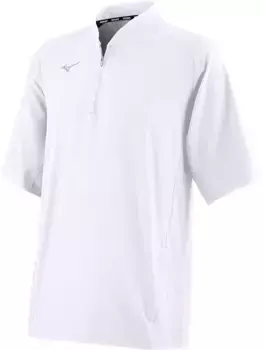 Мужская куртка Mizuno для ударов с коротким рукавом, белый