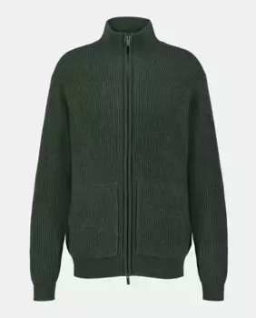 Мужская куртка на молнии с английским стежком Dustin, темно-зеленый