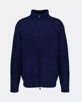 Мужская куртка на молнии с английским стежком Dustin, темно-синий