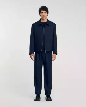 Мужская куртка на молнии Sandro, синий