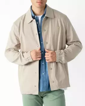 Мужская куртка на пуговицах с карманами Makarthy, цвет Marrn claro