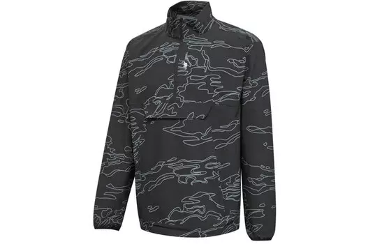 Мужская куртка New Balance, цвет Black Printed