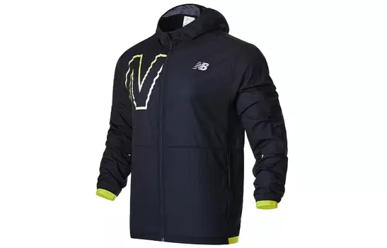 Мужская куртка New Balance с капюшоном, темно-синий