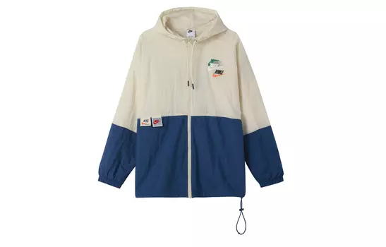 Мужская куртка Nike, бежевый/синий