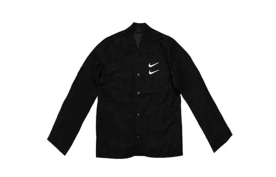 Куртка мужская Nike с логотипами и надписью на спине, черный
