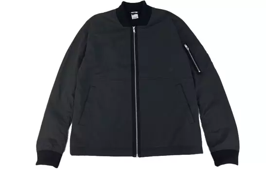 Куртка-бомбер мужская Nike с карманом на рукаве, черный