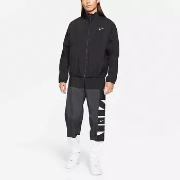 Куртка мужская Nike спортивная с принтом на спине, черный