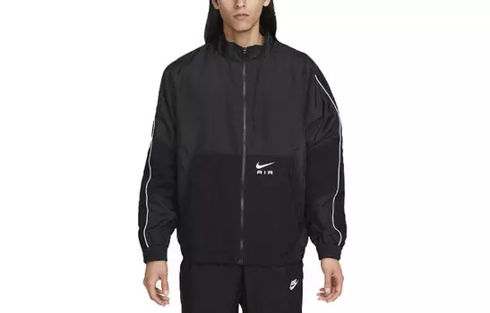 Мужская куртка Nike комбинированного кроя, черный