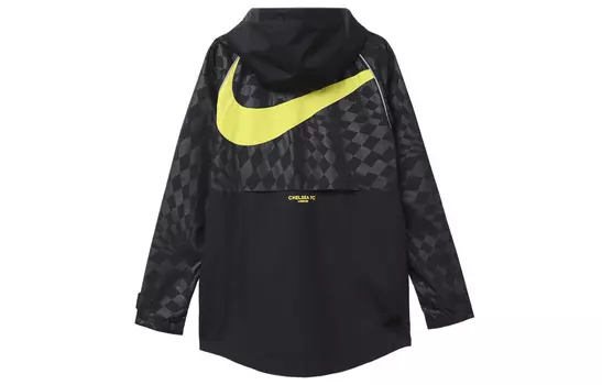 Мужская куртка Nike, цвет Black/Yellow