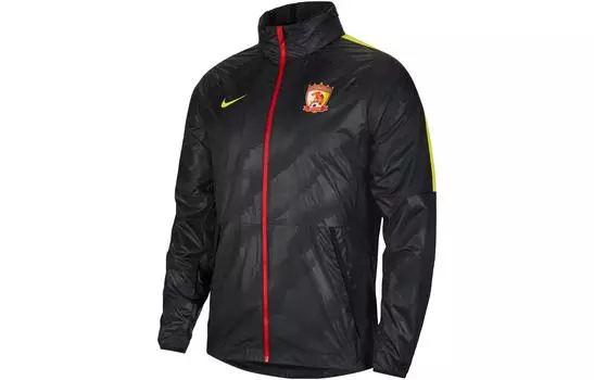 Мужская куртка Nike, цвет Black/Yellow/Red (Yellow)