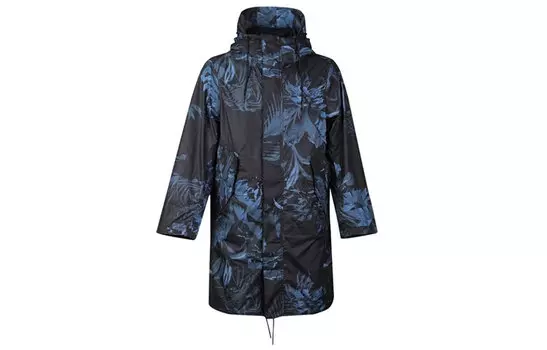 Мужская куртка Nike, цвет Blue with Black Lettering