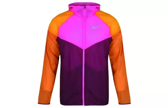 Мужская куртка Nike, цвет Burgundy/Purple/Orange