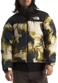 Мужская куртка Nuptse в стиле ретро 1996 года The North Face, цвет Mdnght Petrol Print/Tnf Blk