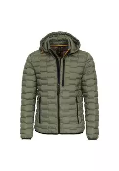 Мужская куртка однотонная CASAMODA, оливковый