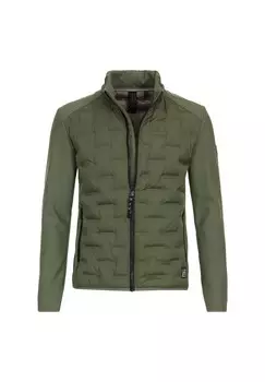 Мужская куртка однотонная CASAMODA, оливковый