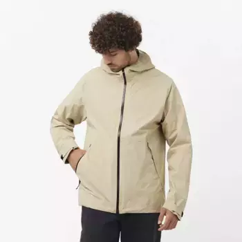 Мужская куртка Outerpath 2,5 л водонепроницаемая куртка Salomon Shell, белый