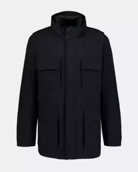 Мужская куртка полевого типа со съемным нагрудником и тканью софтшелл Emidio Tucci, черный