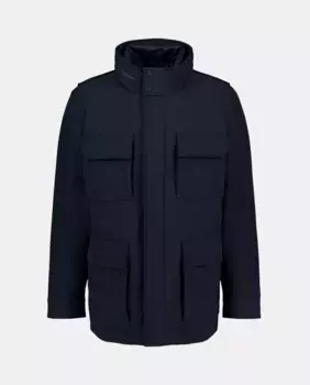 Мужская куртка полевого типа со съемным нагрудником и тканью софтшелл Emidio Tucci, темно-синий