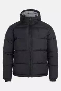 Мужская куртка пуховик из рипстопа с капюшоном U.S. Polo Assn, черный