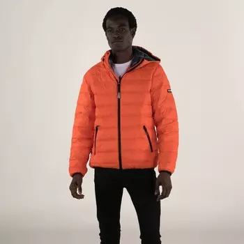 Мужская куртка-пуховик на молнии спереди Members Only, оранжевый
