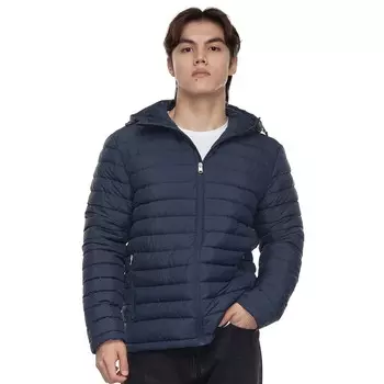 Мужская куртка-пуховик средней плотности Rokka&rolla Rokka&Rolla, темно-синий