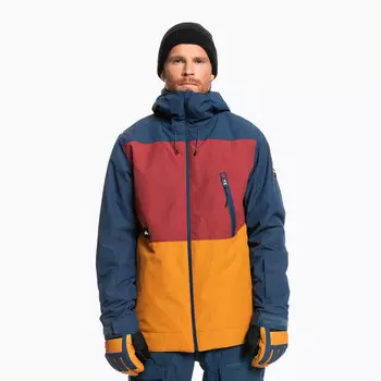 Мужская куртка Quiksilver, бирюзовый/красный