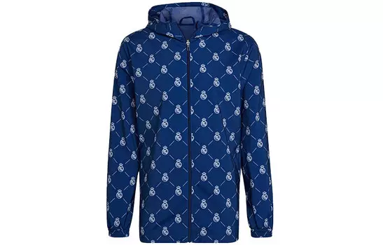 Мужская куртка Real Madrid Victory Blue Adidas, синий