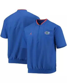 Мужская куртка royal florida gators 2021 coaches с коротким рукавом и молнией на четверть Jordan