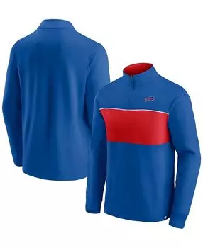 Мужская куртка royal и red buffalo bills block party с молнией на четверть Fanatics, мульти
