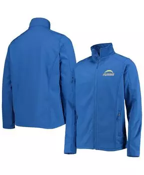 Мужская куртка royal los angeles chargers big and tall sonoma softshell с молнией во всю длину Dunbrooke