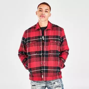 Мужская куртка-рубашка Timberland Insulated Buffalo с длинными рукавами, красный