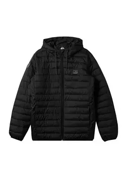 Мужская куртка с чешуйчатым капюшоном Quiksilver, черный