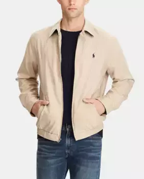 Мужская куртка с двойной ластовицей из микрофибры Polo Ralph Lauren, бежевый
