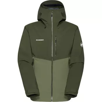 Мужская куртка с капюшоном Alto Guide HS Mammut, оливковый