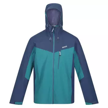 Мужская куртка с капюшоном Birchdale Pacific Green, Admiral Blue REGATTA, цвет verde