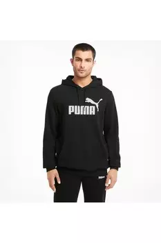 Мужская куртка с капюшоном Ess Big Logo Hoodie Tr Puma, черный