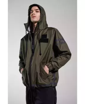 Мужская куртка с капюшоном Forsa на молнии Stutterheim, зеленый