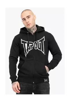 Мужская куртка с капюшоном на молнии обычного кроя MARFA HOODED ZIPPER TAPOUT, черно-белый