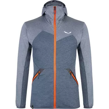 Мужская куртка с капюшоном Puez меланжевая Salewa, синий